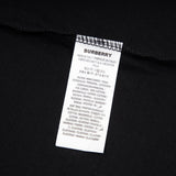 Close-up of Burberry t-shirt craftsmanship