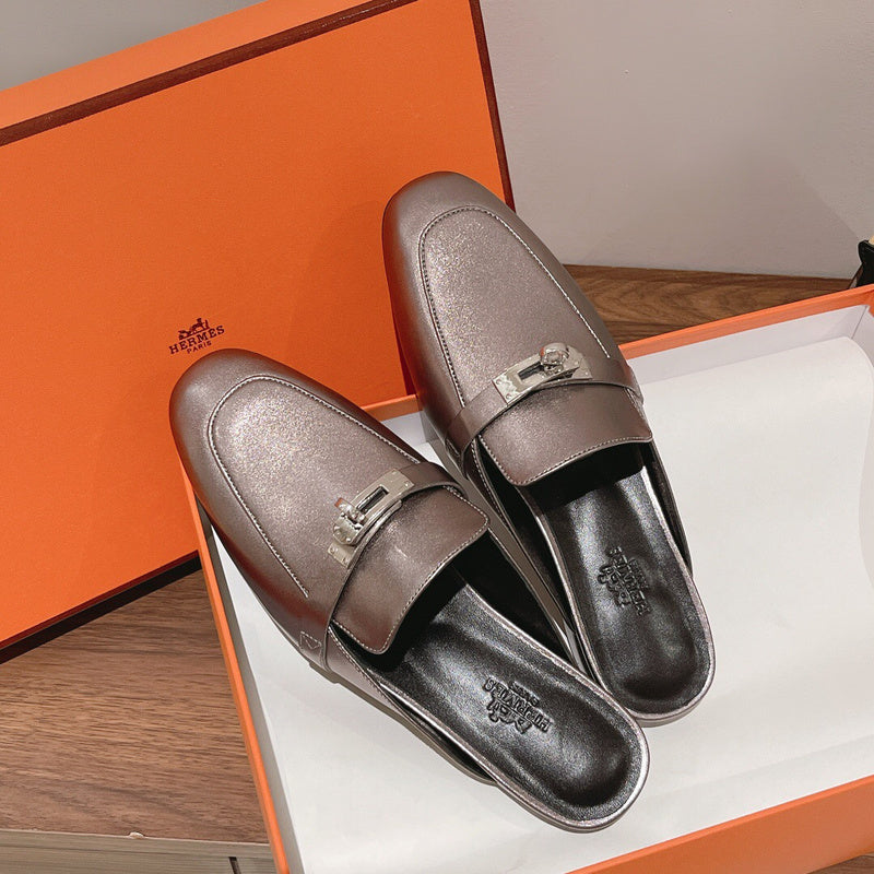 Hermes shoes Style 308 - side profile detail (alternate angle)