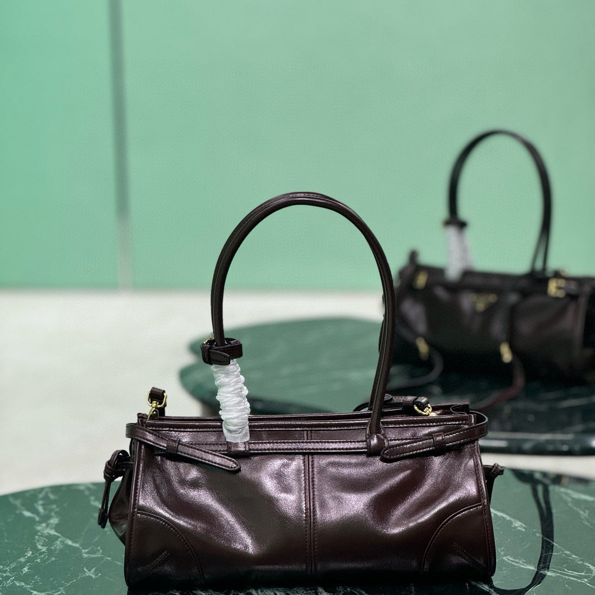 Bags- Pd Medium Leather Handbag Premium Designer Shoulder Bag