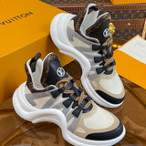 Louis Vuitton Chocolate Brown Combat Boots - Sole Detail View