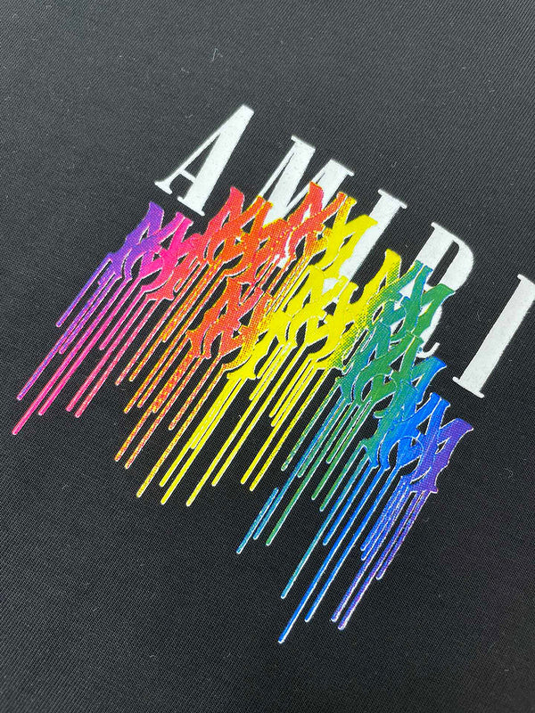 Close-up of Amiri t-shirt craftsmanship