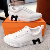 Hermes shoes Style 309 - front view, elevated everyday design (alternate angle)