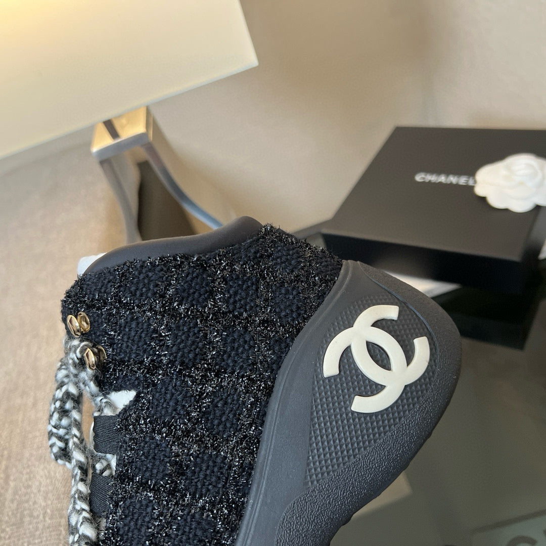 Chanel Shoes- Chanel Trainer Boots Comfortable Everyday Designer Shoes