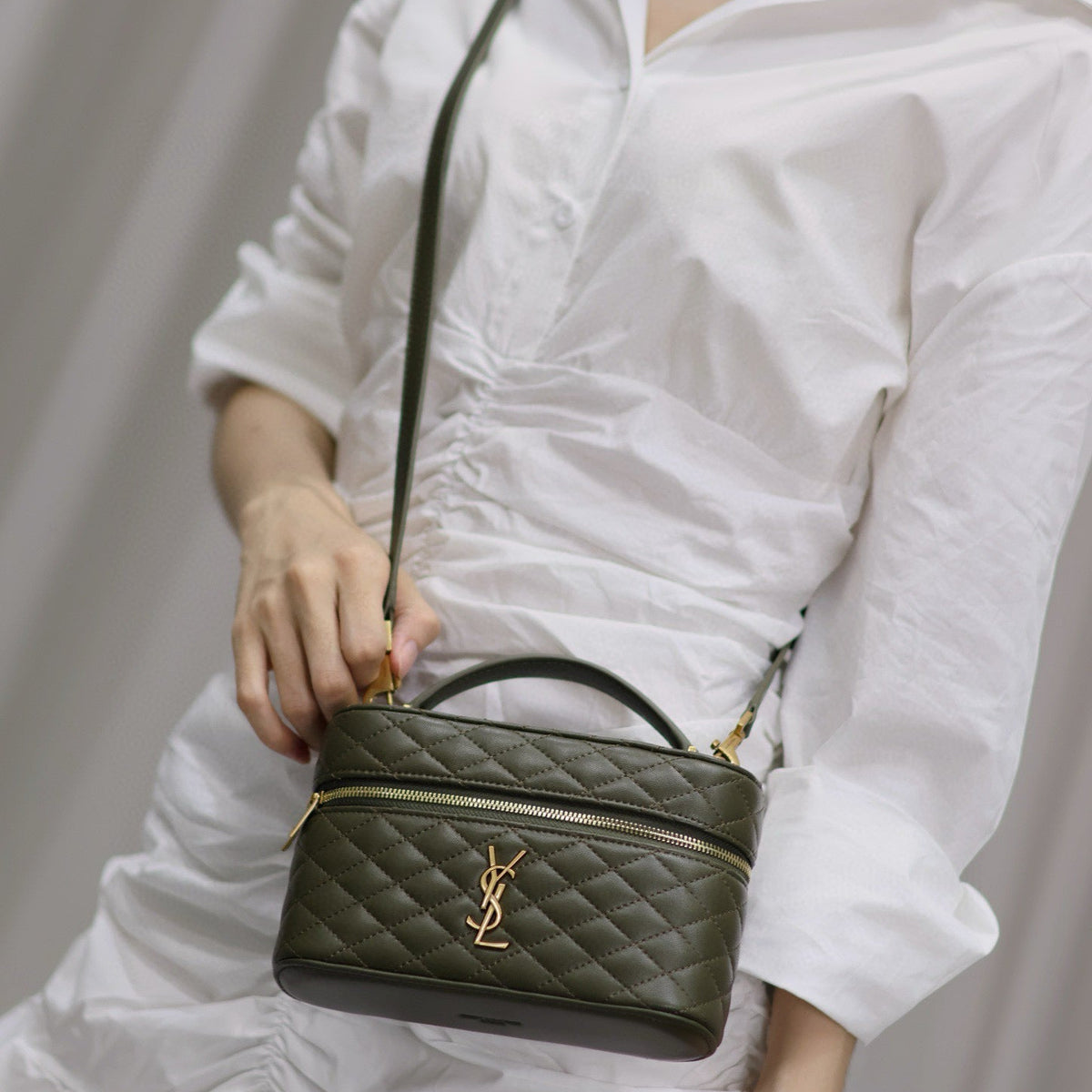 Saint Laurent Bags- Saint Laurent Gaby Vanity Bag Nd Luxury Designer Leather Handbag