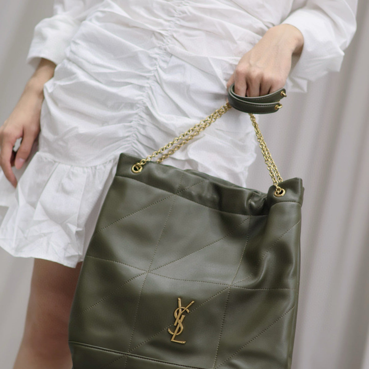 Saint Laurent Bags- Saint Laurent Jamie 4.3 Pochon Bag Premium Designer Shoulder Bag
