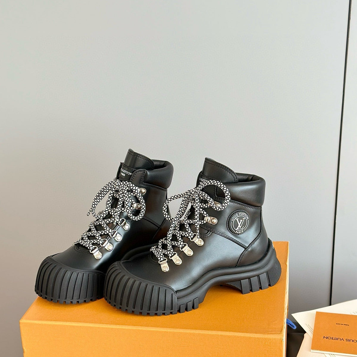 Louis Vuitton Shoes- Louis Vuitton Lou Ruby Boots Comfortable Everyday Designer Shoes