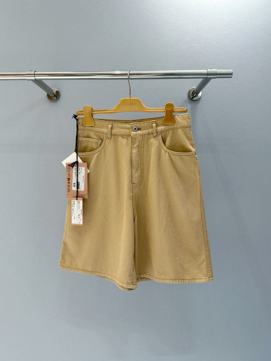 Shorts- Miu M Shorts Premium Designer Casual Shorts