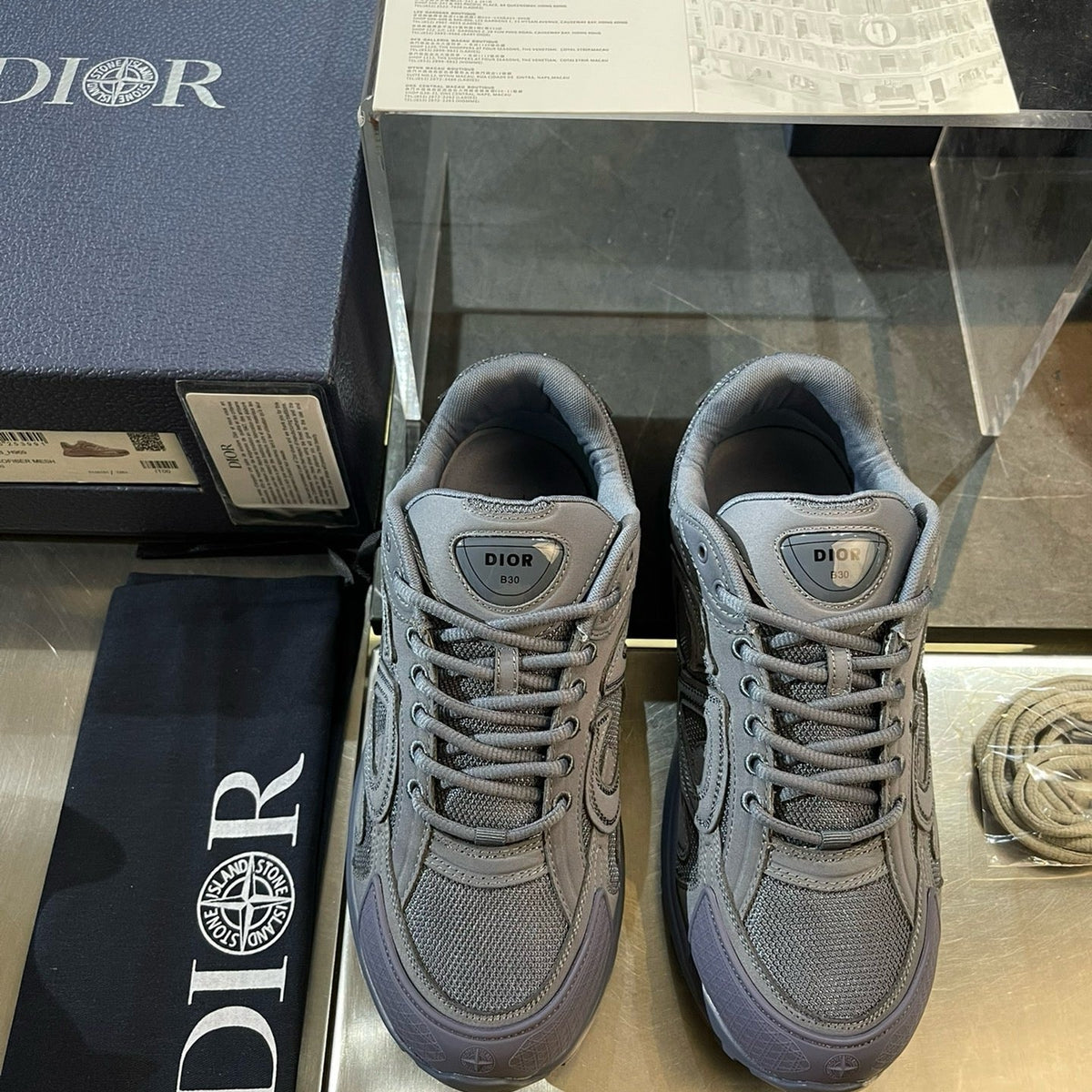 Dior Shoes- Dior x Stone I B30 Sneaker Premium Designer Casual Shoes