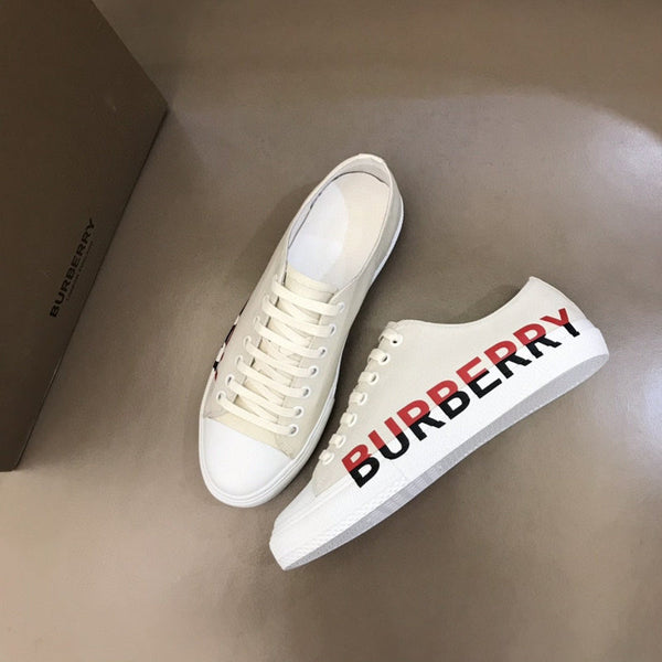Burberry Camel Pointed-Toe Flats - Angled View