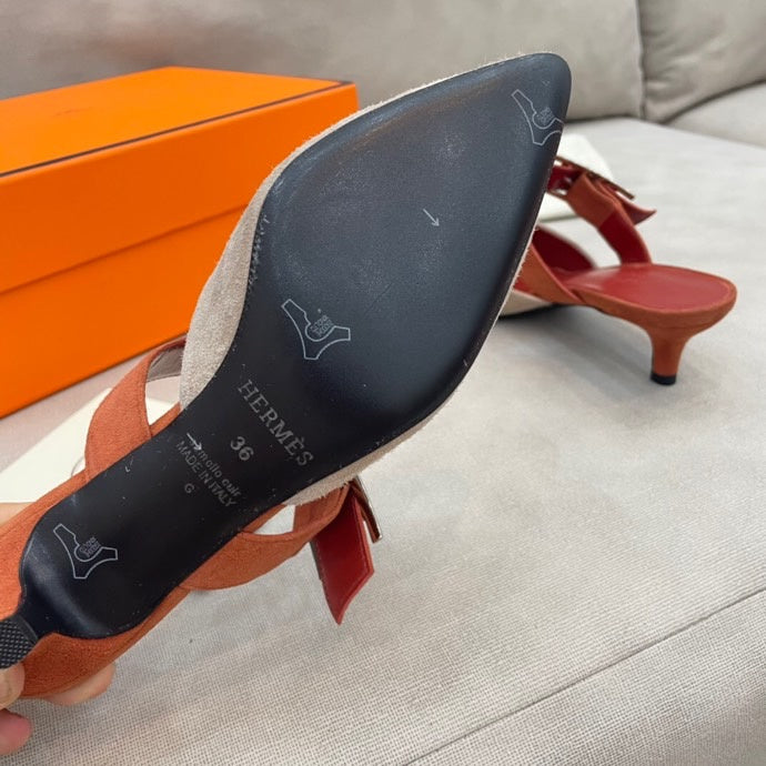 Hermès Black Bow-Detail Flats - Lifestyle Styling Shot
