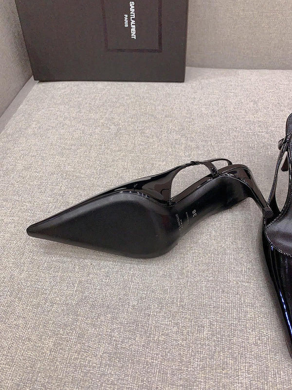 Saint Laurent designer shoes full view
