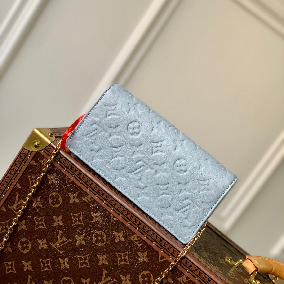 Louis Vuitton Wallets- Louis Vuitton Lou Lily Wallet On Chain Compact Luxury Card Wallet