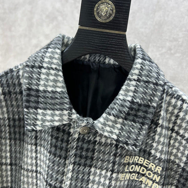 Close-up of Burberry designer clothing craftsmanship