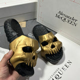 Alexander McQueen Camel Classic Ballet Flats - Detail Shot of Craftsmanship