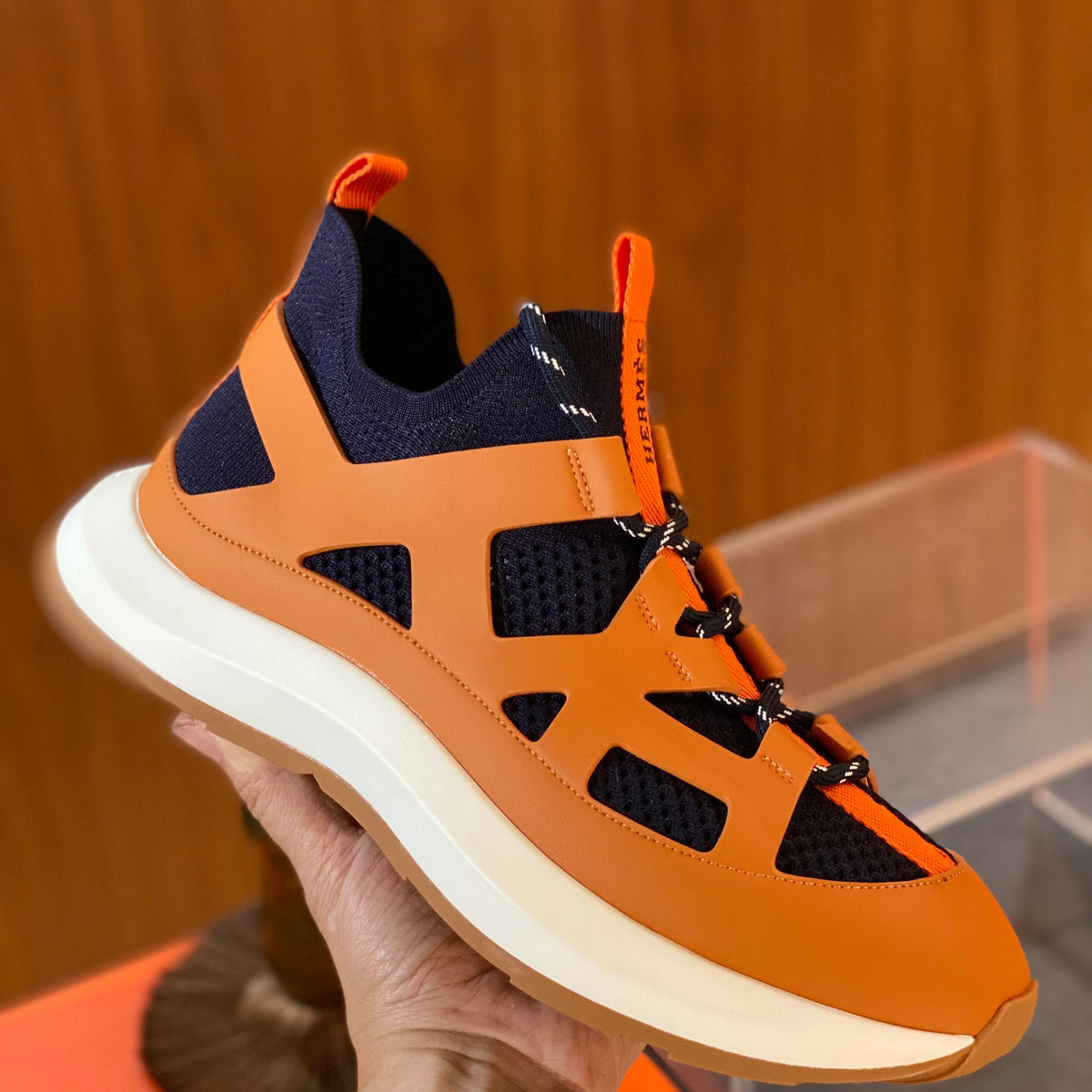 Shoes- Herm Katana Sneakers Premium Designer Casual Shoes