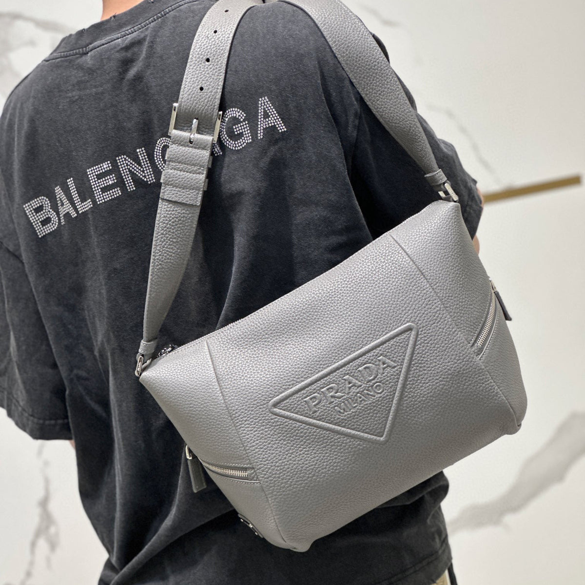 Bags- Pd Leather Bag With Shoulder Strap Elegant Everyday Designer Handbag