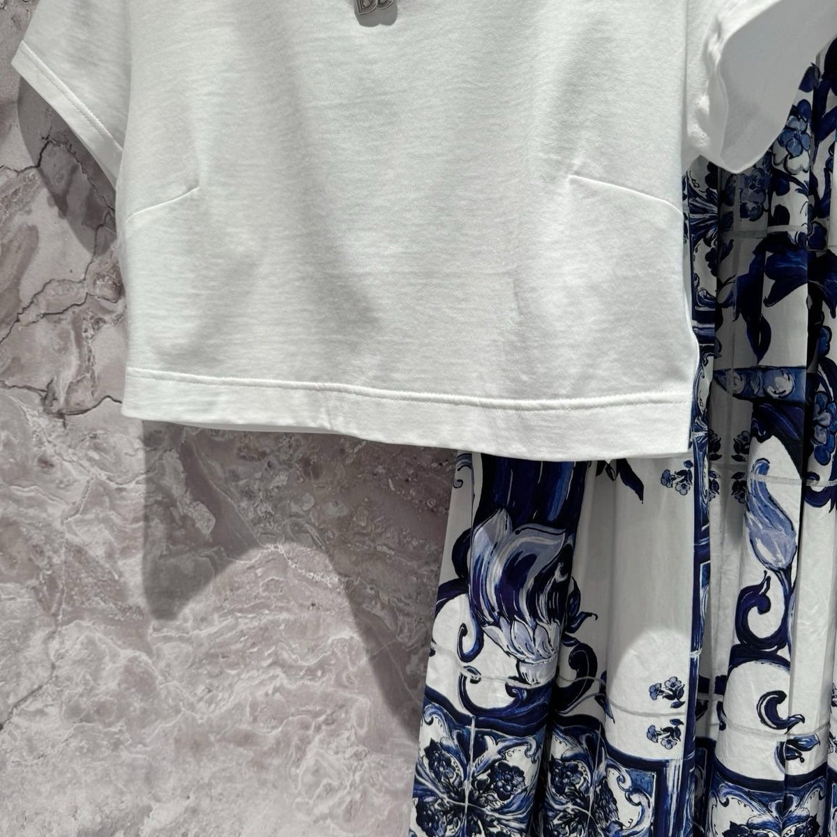 Tops- D&g Crop Top Premium Designer Casual Top