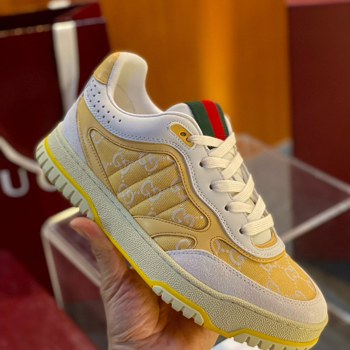 Gucci Shoes- Gucci Re Web Sneakers Luxury Lifestyle Designer Footwear