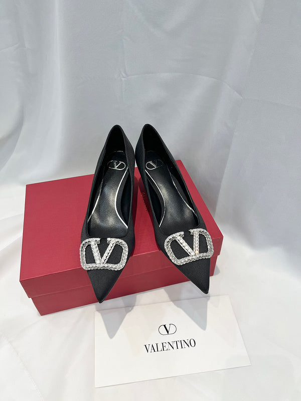 Valentino Garavani designer shoes full view