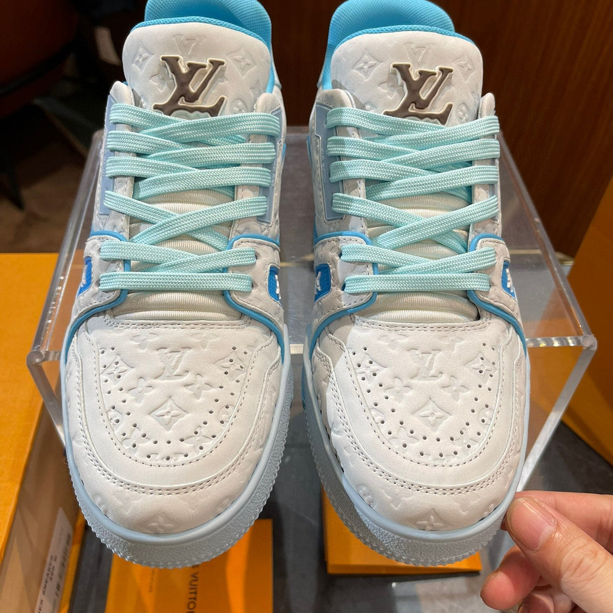 Louis Vuitton Shoes- Louis Vuitton Lou Trainers Premium Designer Casual Shoes