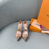 Louis Vuitton Tan Low-Top Sneakers - Full Silhouette View