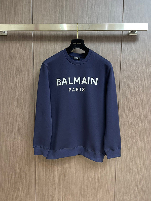 Side profile view of Balmain luxury piece style No.049
