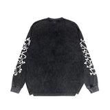 Close-up of Amiri hoodie craftsmanship