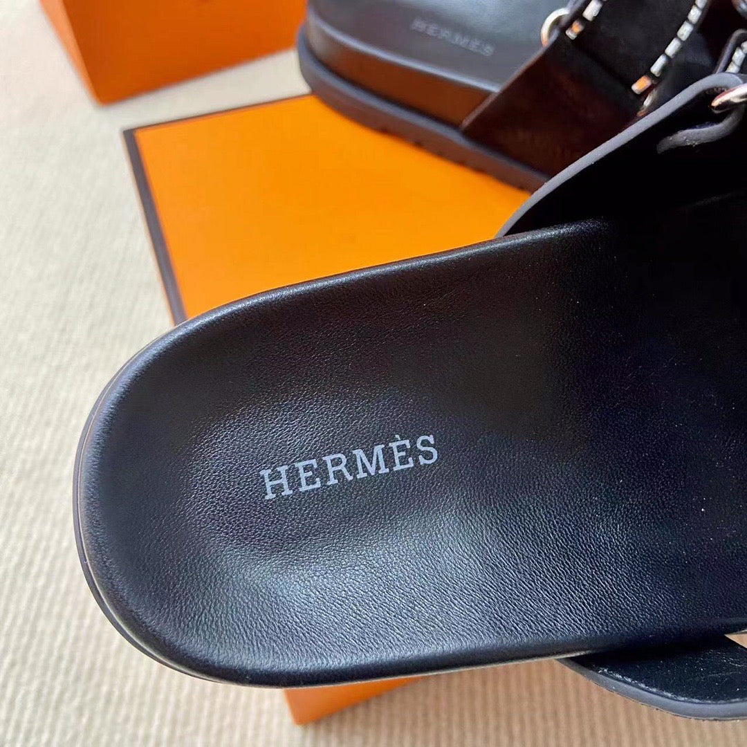 Shoes- Herm Chypre Sandals Premium Designer Casual Shoes