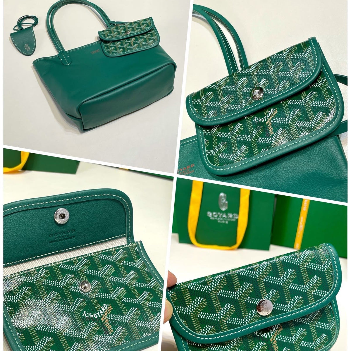 Bags- Goya Mini Anjou Bag Luxury Designer Leather Handbag