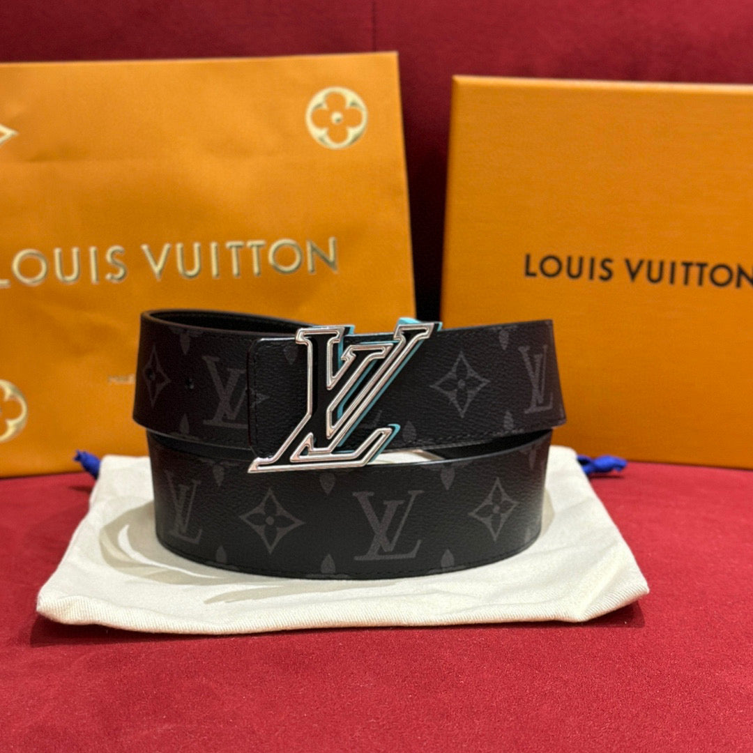 Louis Vuitton Belts- Louis Vuitton Lou Belt Premium Leather Designer Belt