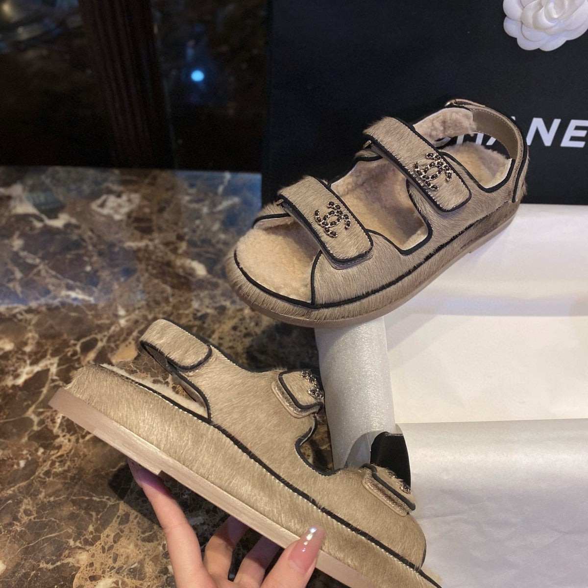 Chanel Shoes- Chanel Sandals Luxury Lifestyle Designer Footwear