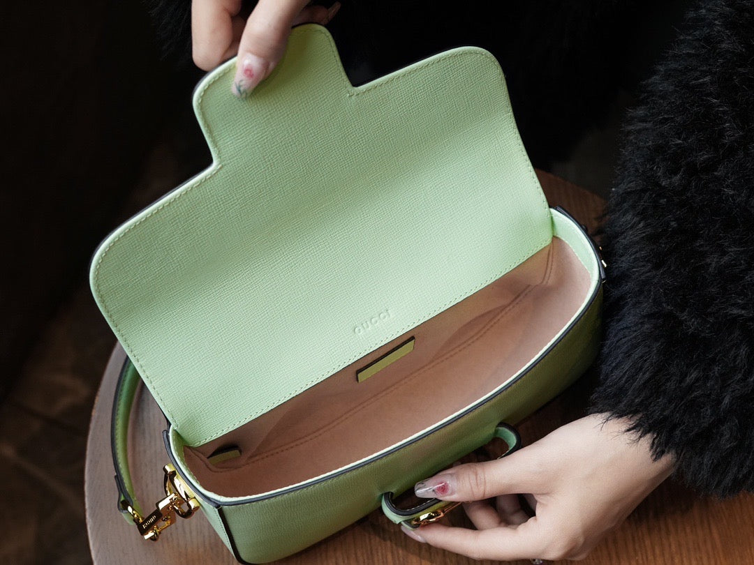 Gucci Bags- Gucci Horsebit 1955 Small Bag Luxury Designer Leather Handbag