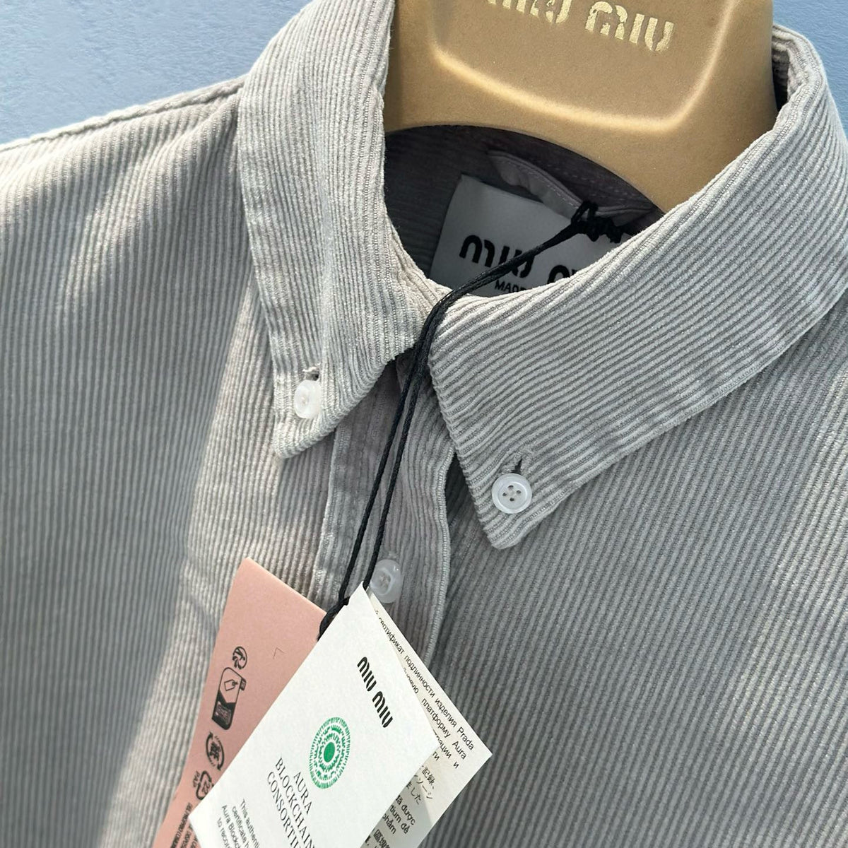 Tops- Miu M Shirt Premium Designer Casual Top
