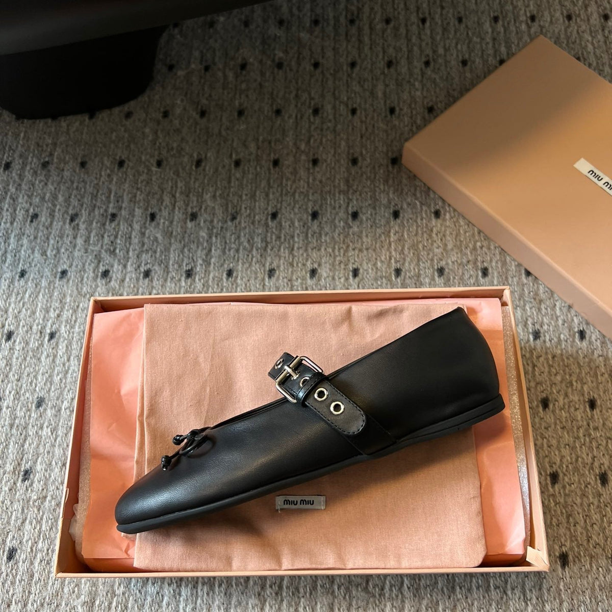 Shoes- Miu M Ballerina Flats Comfortable Everyday Designer Shoes