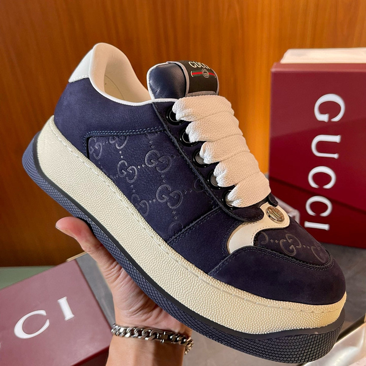 Gucci Shoes- Gucci Screener Trainers Comfortable Everyday Designer Shoes