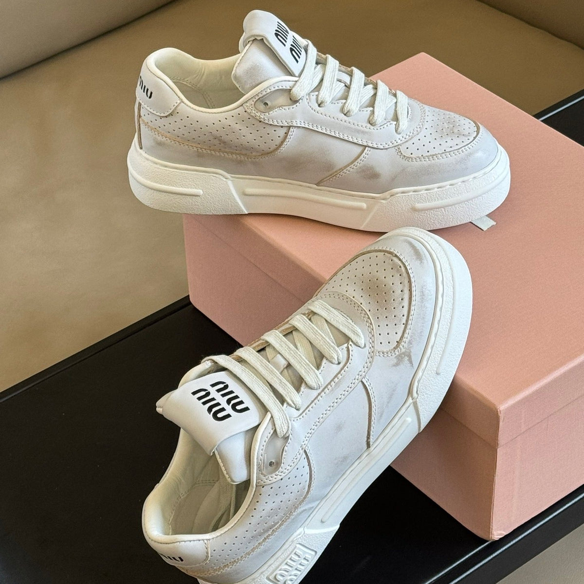 Shoes- Miu M Trainers Premium Designer Casual Shoes