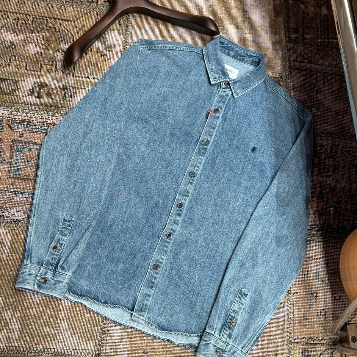 Saint Laurent Tops- Saint Laurent Denim Shirt Premium Designer Casual Top