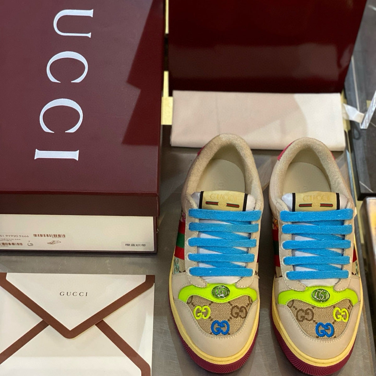 Gucci Shoes? Gucci Screener Trainers Premium Designer Casual Shoes