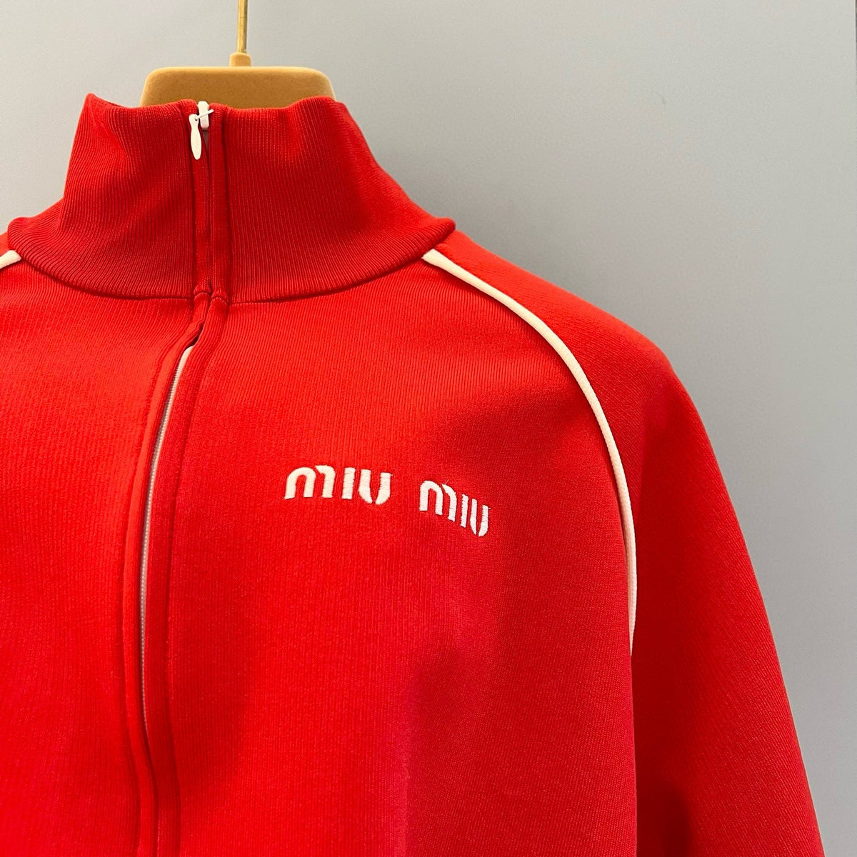Hoodies- Miu M Zip Sweatshirt Premium Designer Casual Hoodie