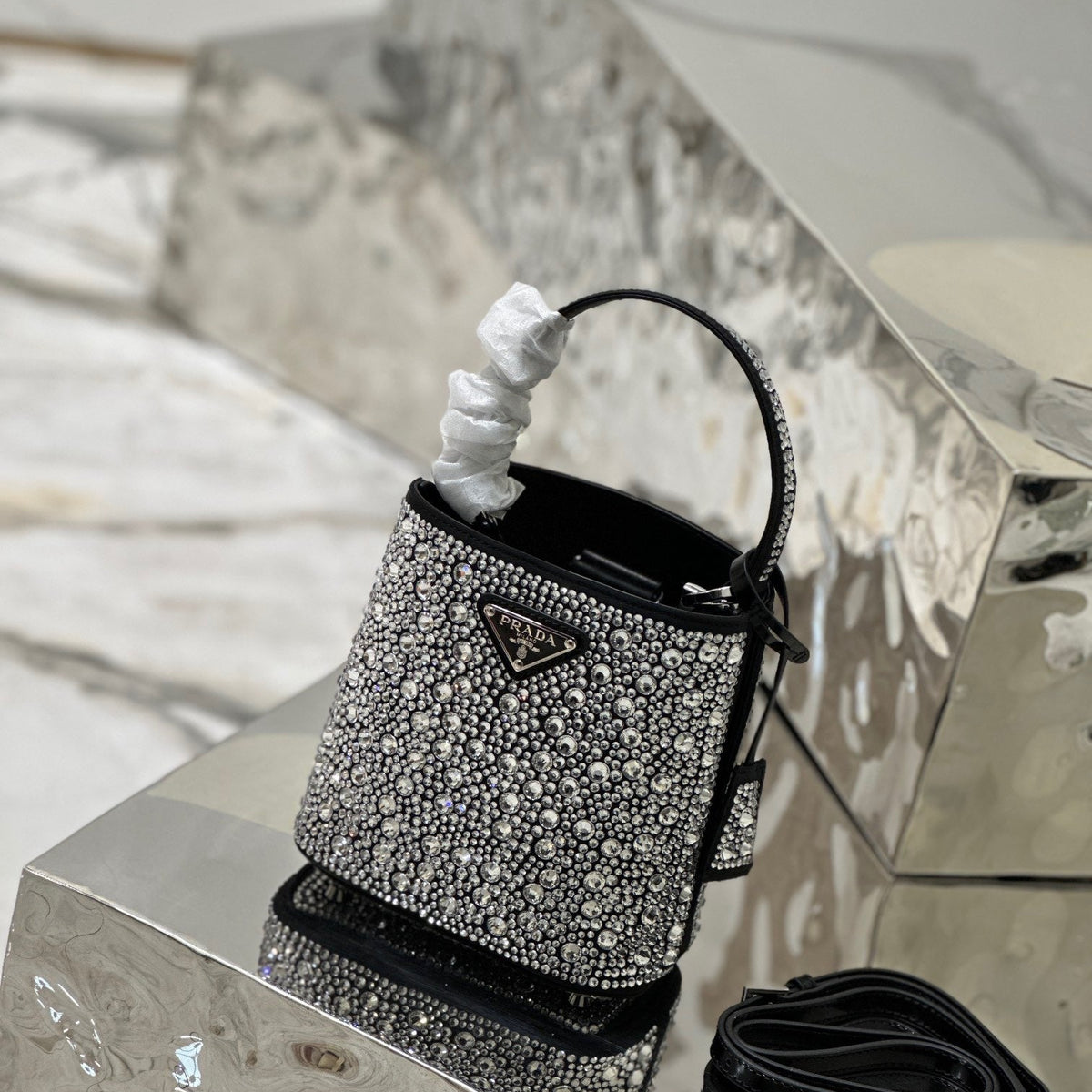 Bags- Pd Panier Satin Bag Luxury Designer Leather Handbag