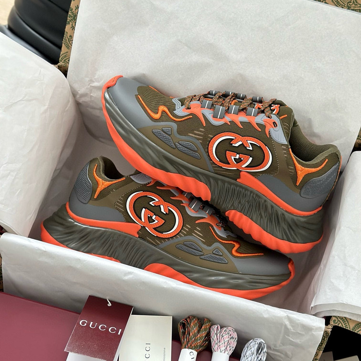 Gucci Shoes- Gucci Ripple Trainers Luxury Lifestyle Designer Footwear