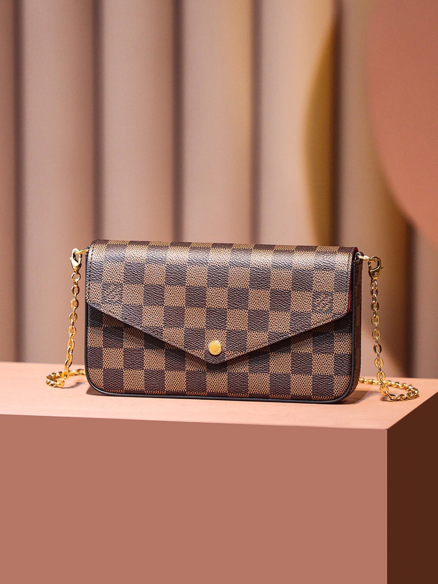 Louis Vuitton Accessories- Louis Vuitton Lou Pochette Félicie Premium Everyday Designer Accessory