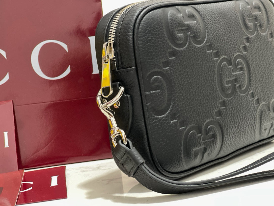 Gucci Bags- Gucci Small Jumbo Pouch Luxury Designer Leather Handbag