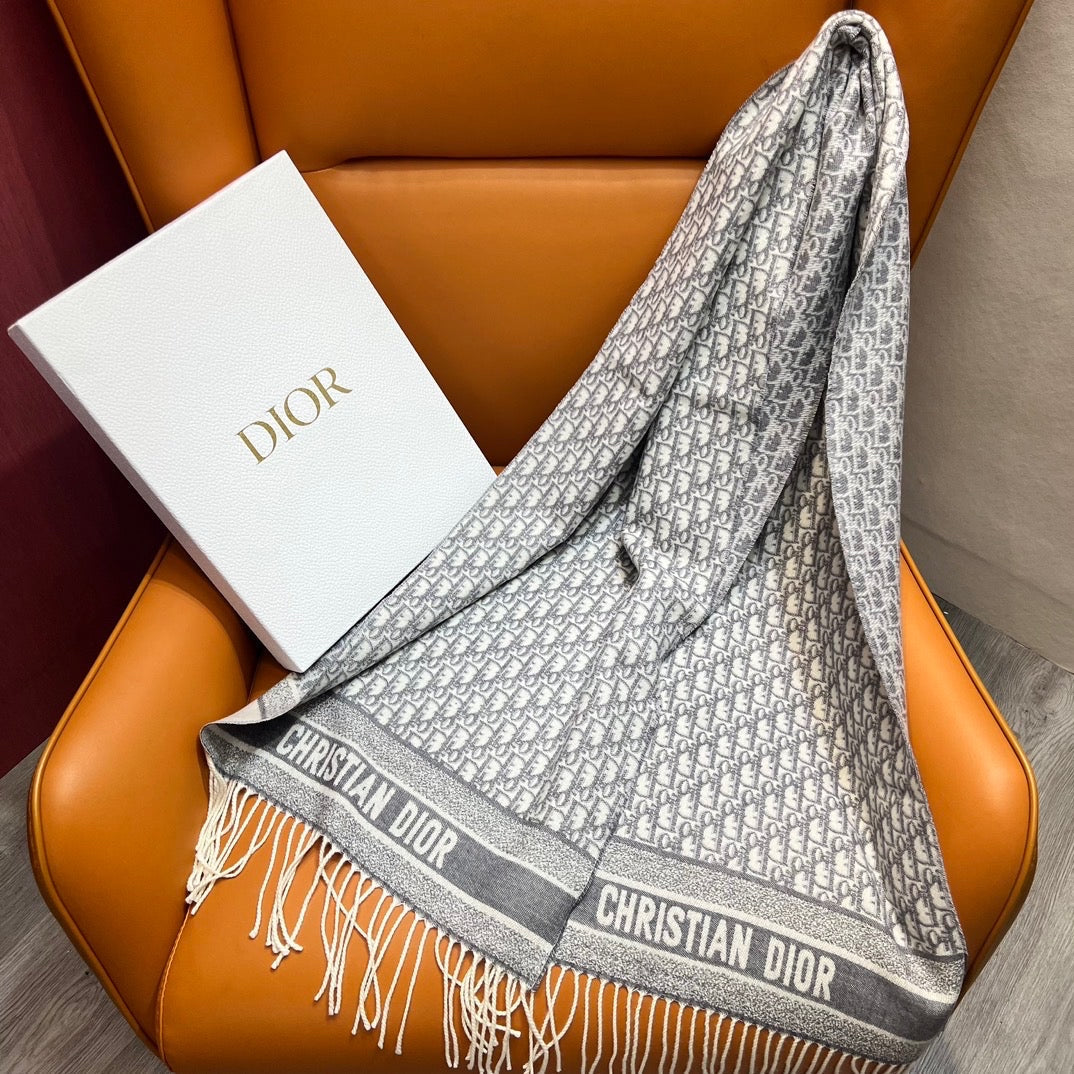 Dior Scarves- Dior Oblique Scarf Elegant Everyday Designer Scarf