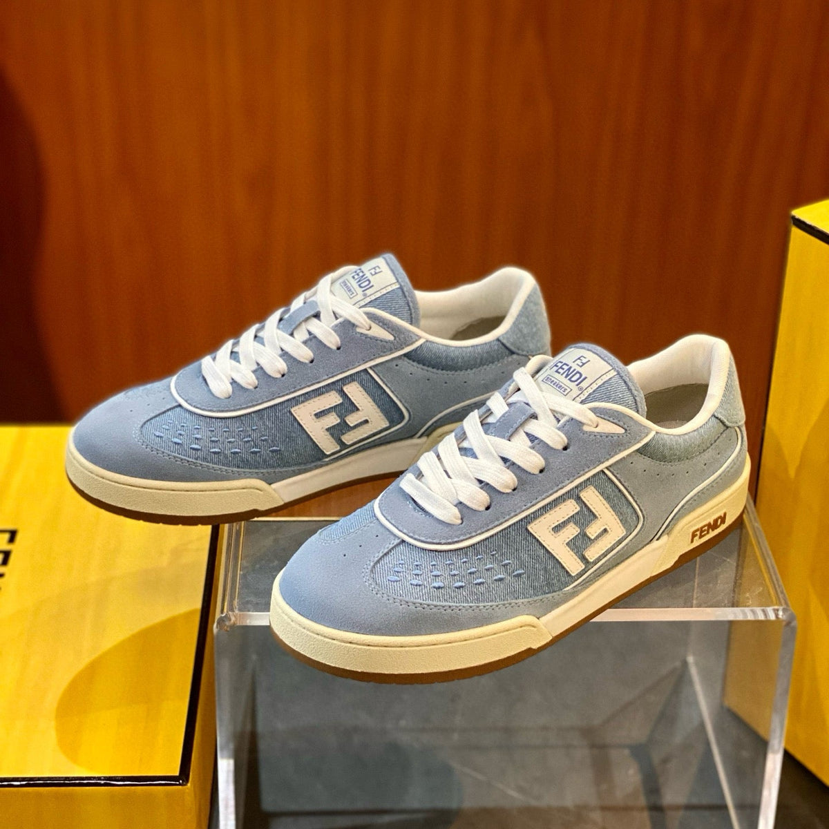 Shoes- Fen Match Sneaker Premium Designer Casual Shoes
