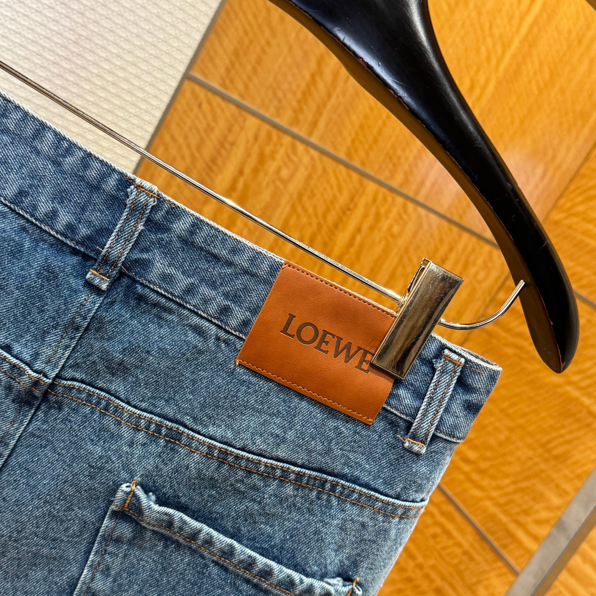 Jeans- Loew Denim Shorts Premium Designer Denim Jeans