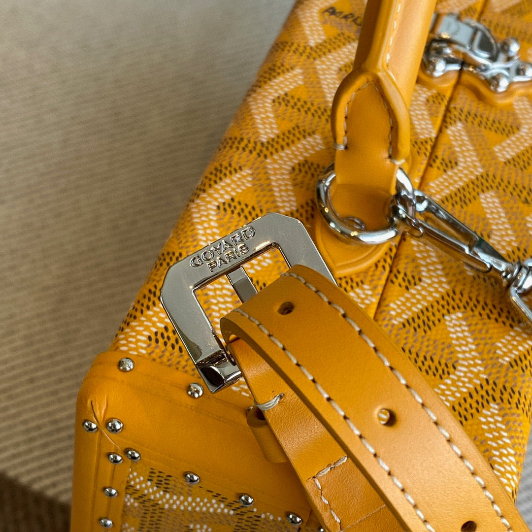 Bags- Goya Grand Hotel Trunk Bag Luxury Designer Leather Handbag