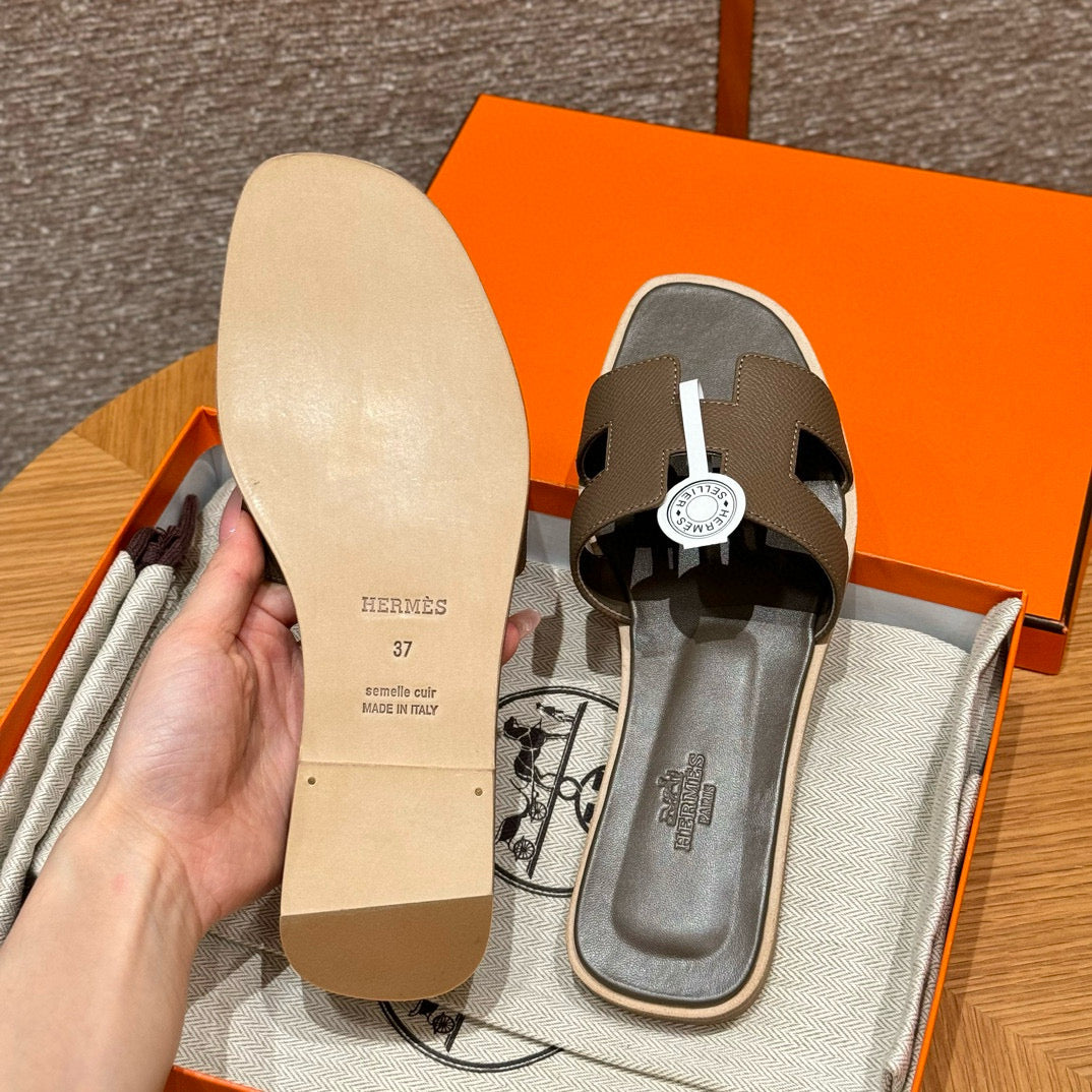 Shoes- Herm Oran Sandals Premium Designer Casual Shoes