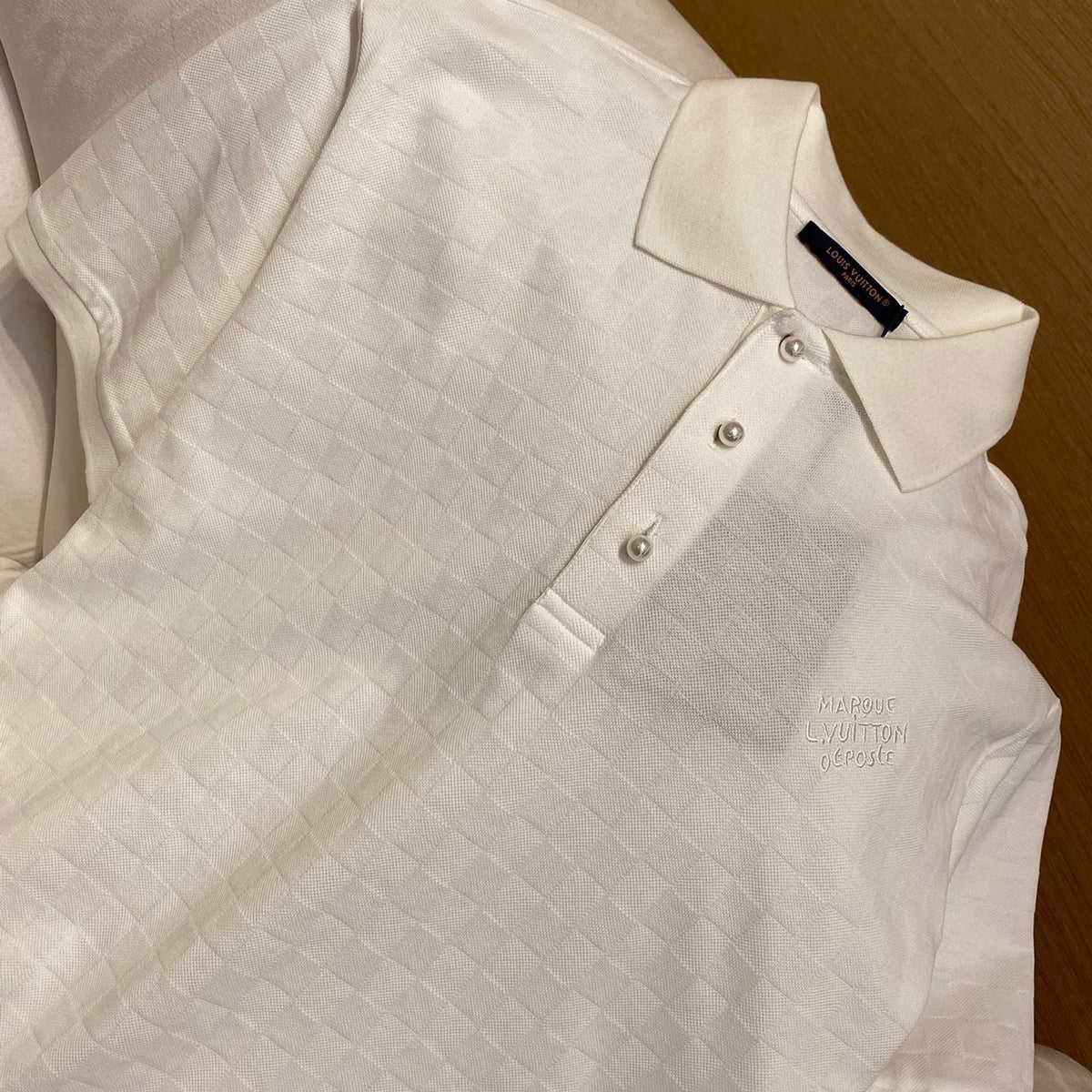 Louis Vuitton Polo Shirts- Louis Vuitton Lou Polo Classic Designer Cotton Polo Shirt