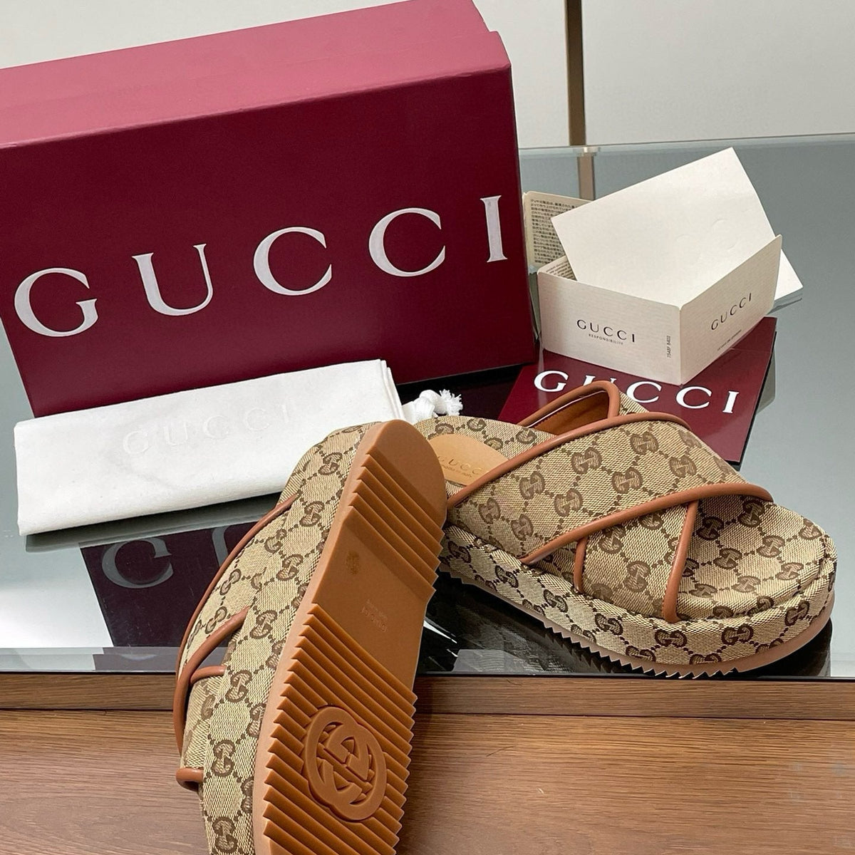 Gucci Shoes- Gucci Sandals Comfortable Everyday Designer Shoes